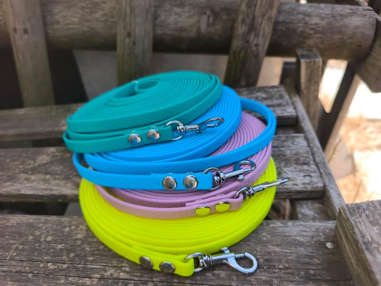Lunghina in TPU SUPER GRIP by Kosmo's Leash - 6 metri - 9 mm - adatta a cani di piccola taglia