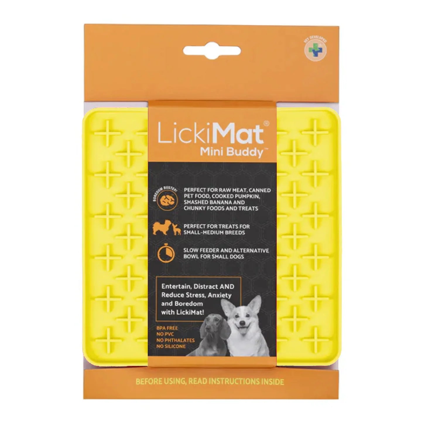 LickiMat Mini Buddy Giallo
