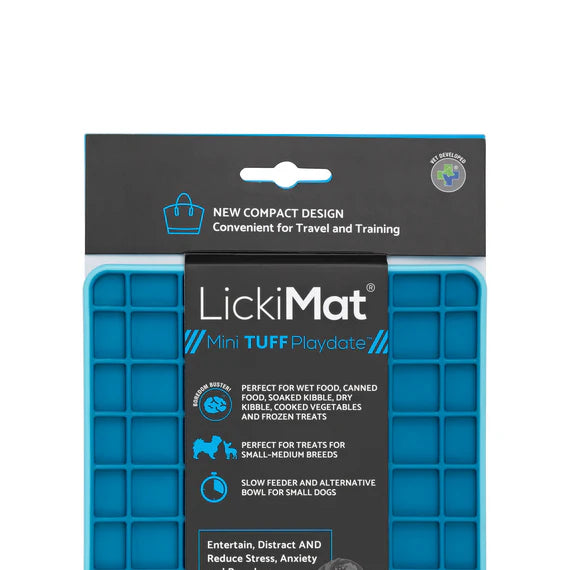 LickiMat Mini Tuff Playdate Turchese