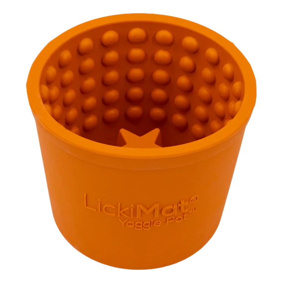 LickiMat Yoggie Pot Arancione