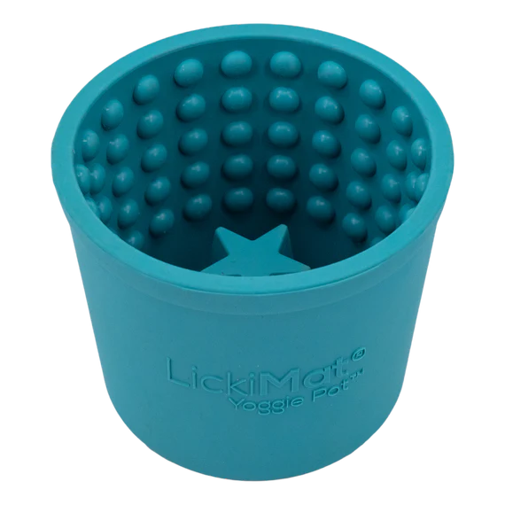 LickiMat Yoggie Pot Turchese