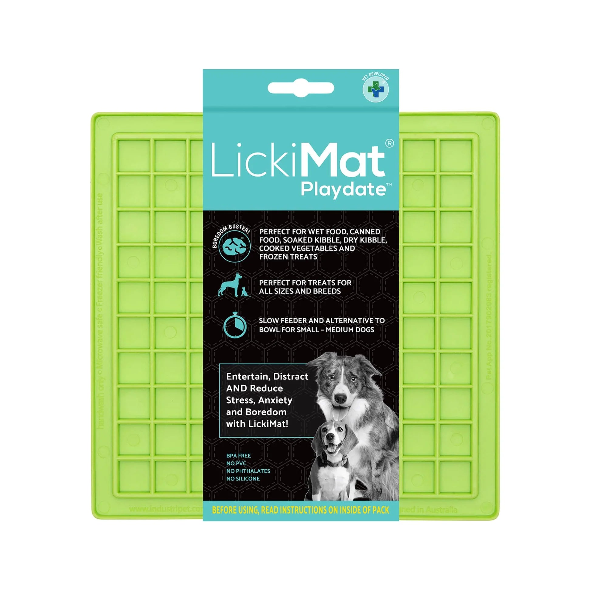 LickiMat Playdate Classic Verde