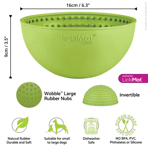 LickiMat Wobble Verde